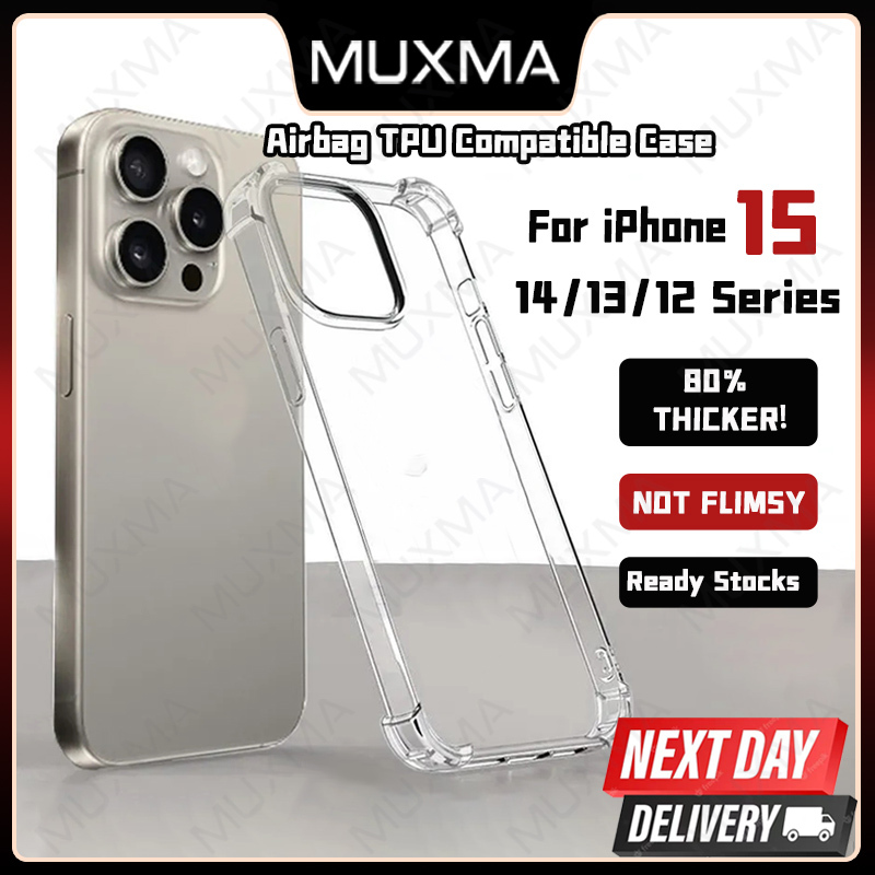 Muxma Airbag Tpu Compatible For Apple Iphone Case Plus Pro