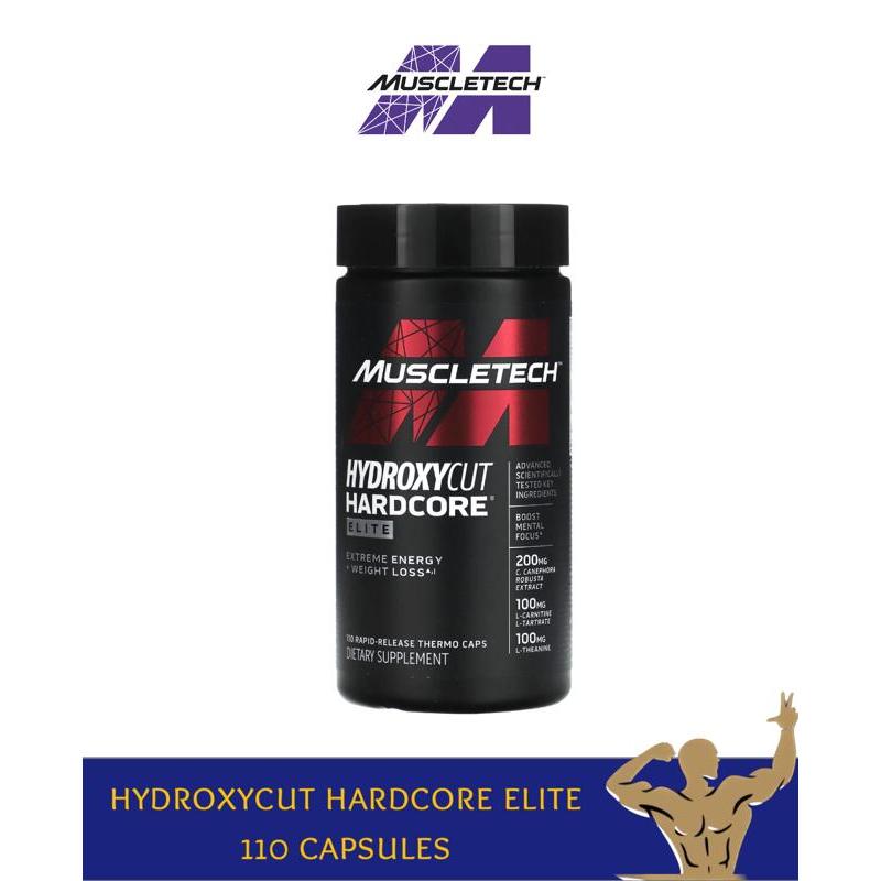 SG Instock MuscleTech MT Hydroxycut Hardcore Elite 110 Capsules