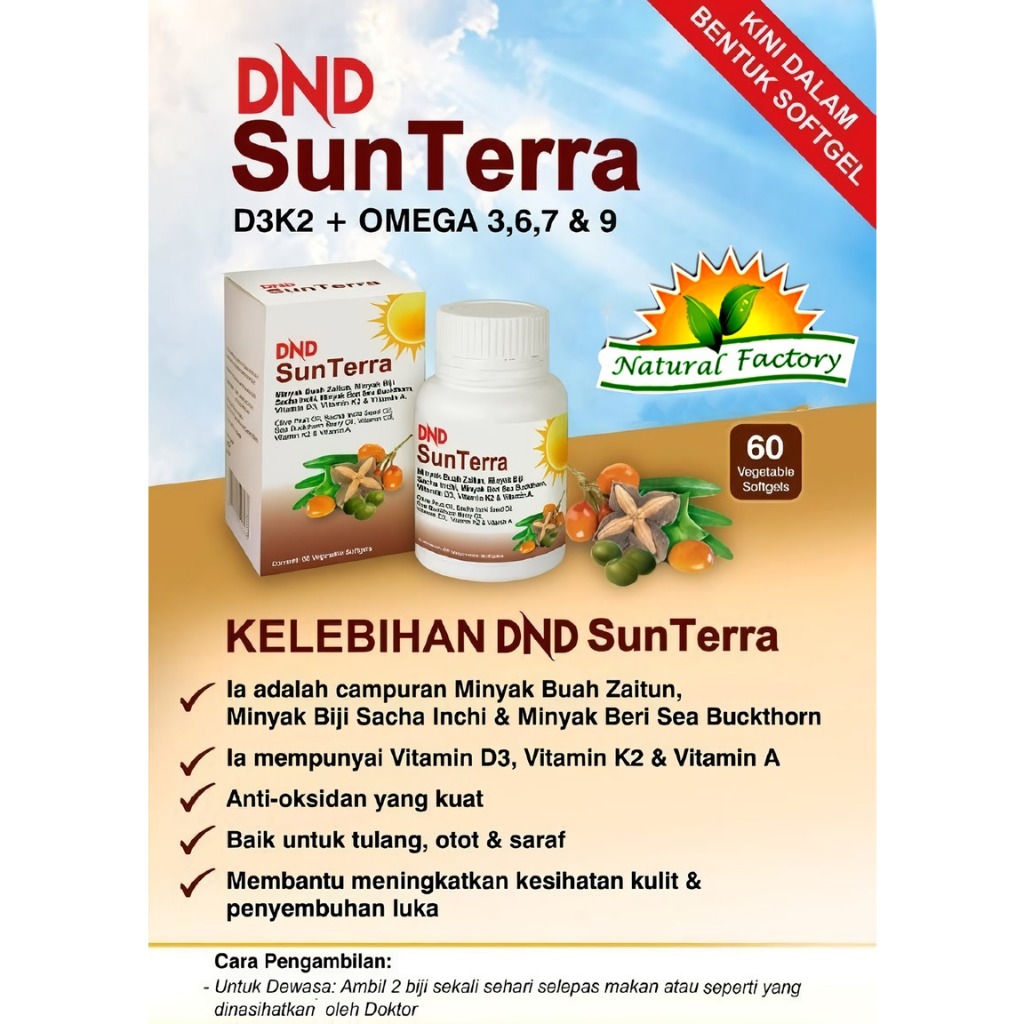 Official Store Dnd Sunterra Sacha Inchi Oil Softgels Sun Terra