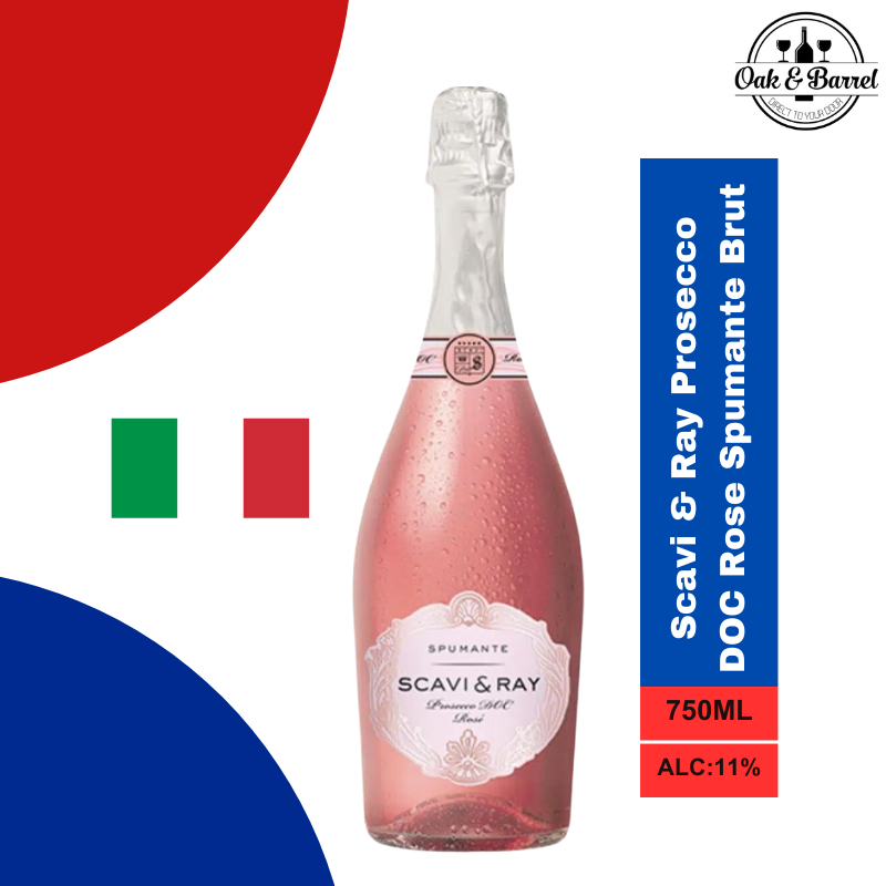 Scavi Ray Prosecco DOC Rose Spumante Brut 750ml Shopee Singapore