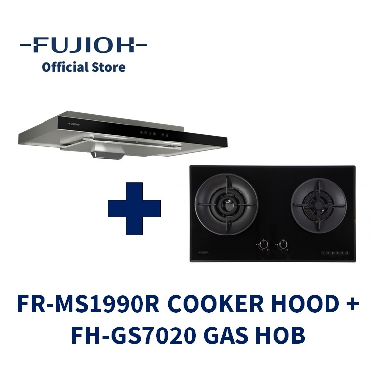 FUJIOH FR MS1990R Slim Cooker Hood Recycling FH GS7020 Gas Hob With