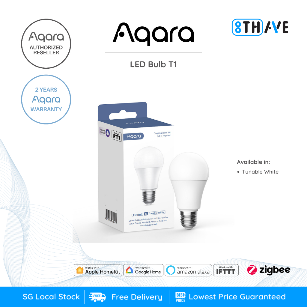 Aqara Smart Led Bulb T Years Aqara Warranty Sg Local Work With