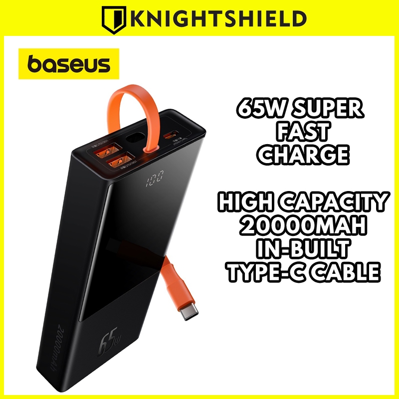 Baseus Elf 65W 20000mAh Super Fast Charge Powerbank Digital Display