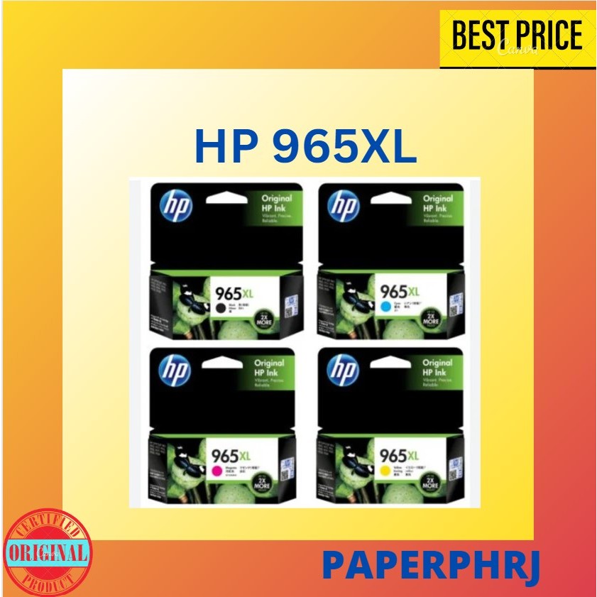 Hp Xl Hp Xl Original Ink Cartridge Black Cyan Magenta Yellow