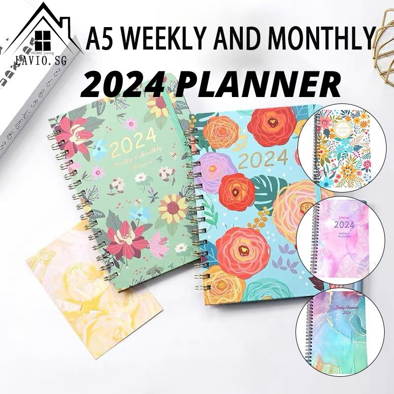 Sg Planner A Weekly And Monthly Spiral Daily Planner