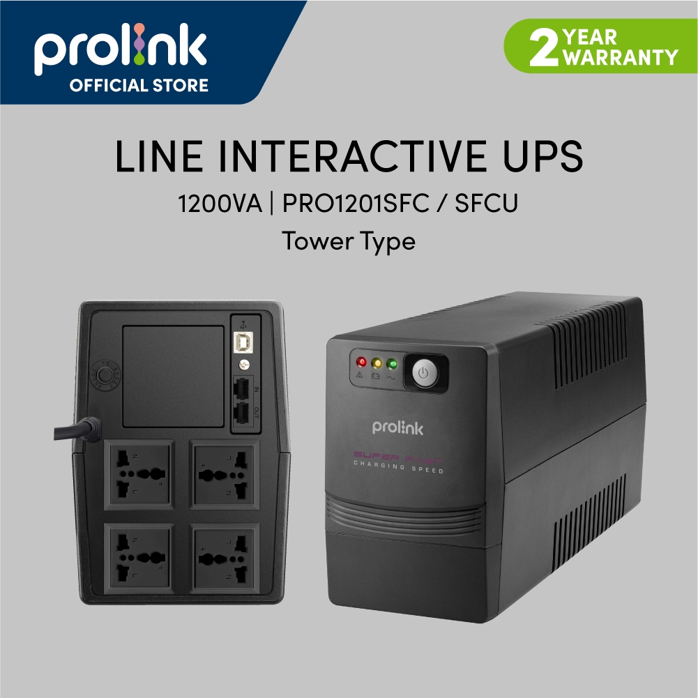 Prolink Pro Sfcu Va Ups Power Bank Up With Avr X Universal