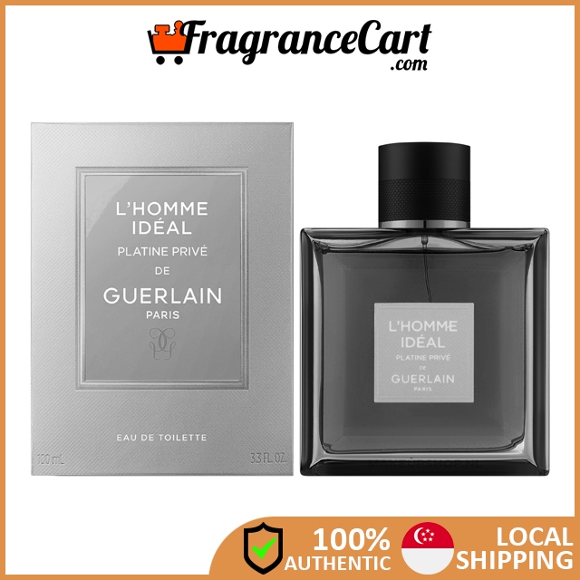 Guerlain L Homme Ideal Platine Prive EDT For Men 100ml Brand New 100