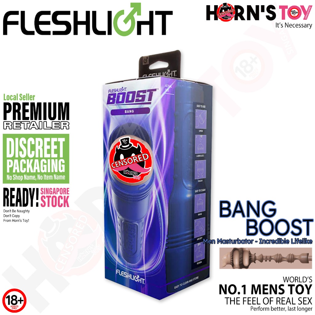 Fleshlight Boost Bang Blow Butt Light Medium Pussy Male Masturbator