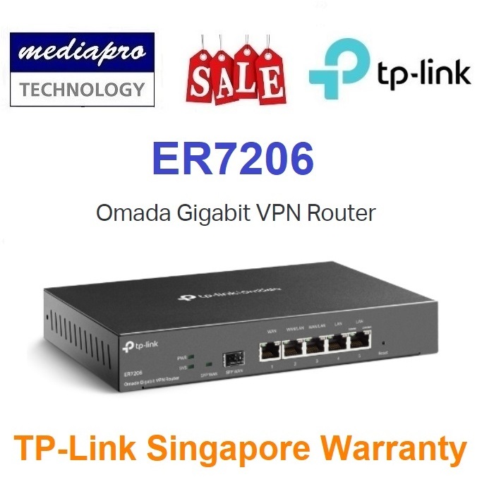 Tp Link Er Omada Gigabit Vpn Router Up To Wan Ports Year