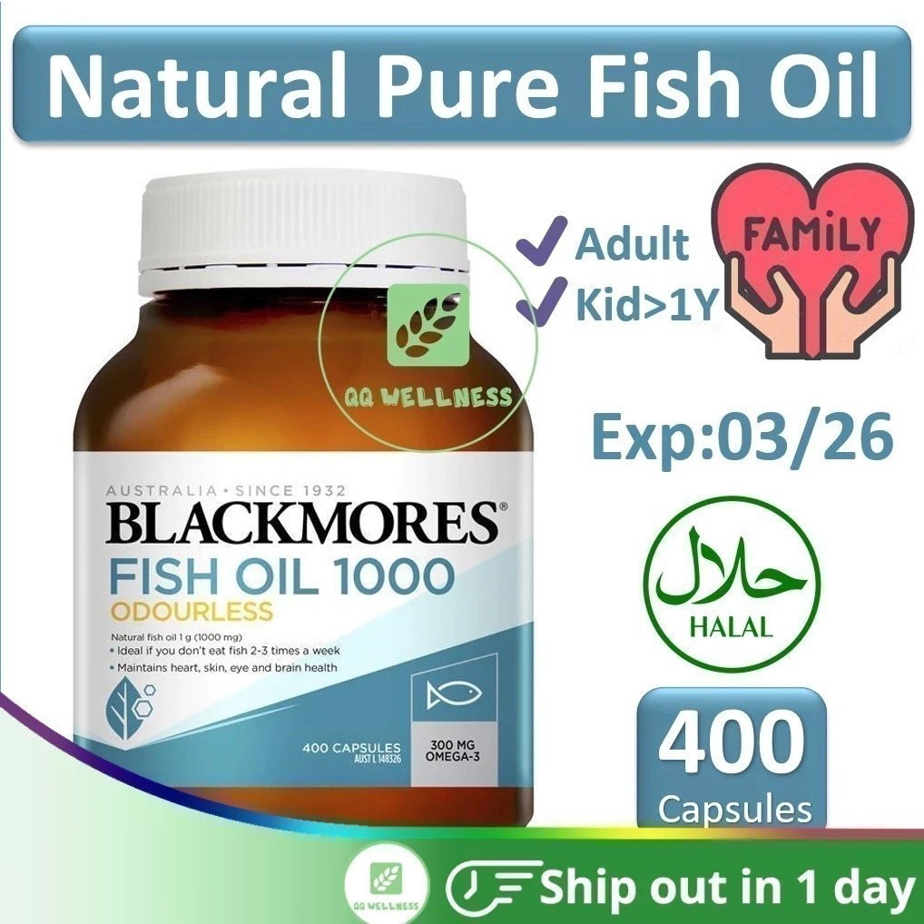 Spot Blackmores Fish Oil Mg Omega Capsuleshalal Natural Omega