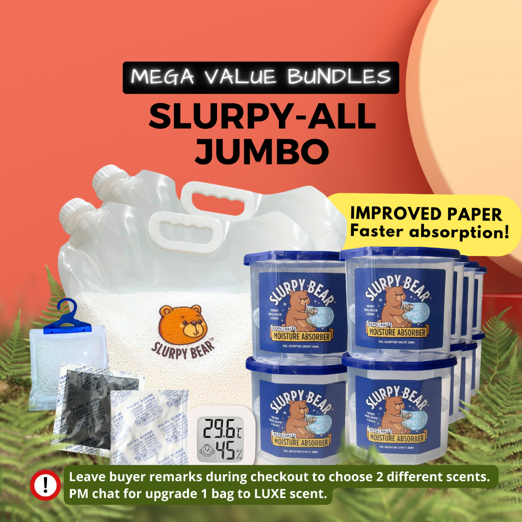 Slurpy Bear Slurpy All Jumbo Dehumidifier Refill Eco Friendly