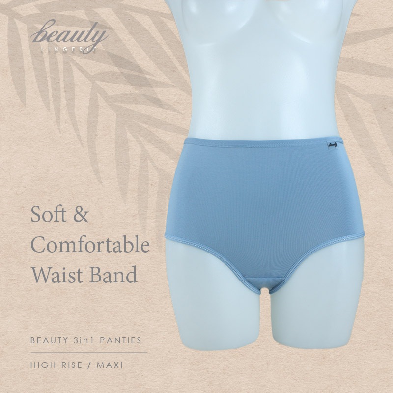 Beauty Lingerie Y31003 3in1 Panties 95 Cotton 5 Elastane Underwear