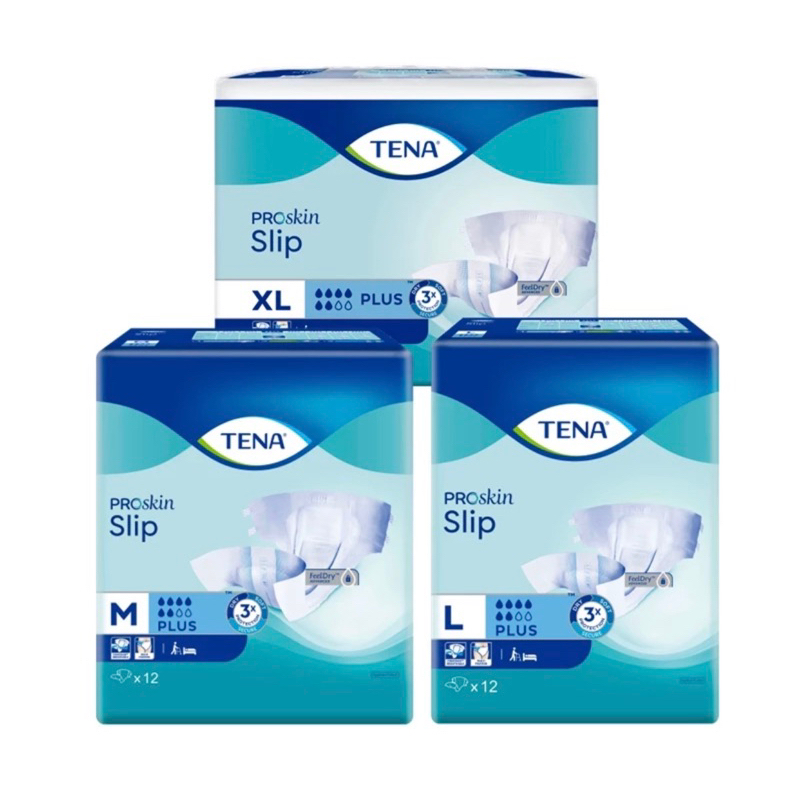 Tena Pro Skin Proskin Slip Plus Medium Diaper Shopee Singapore