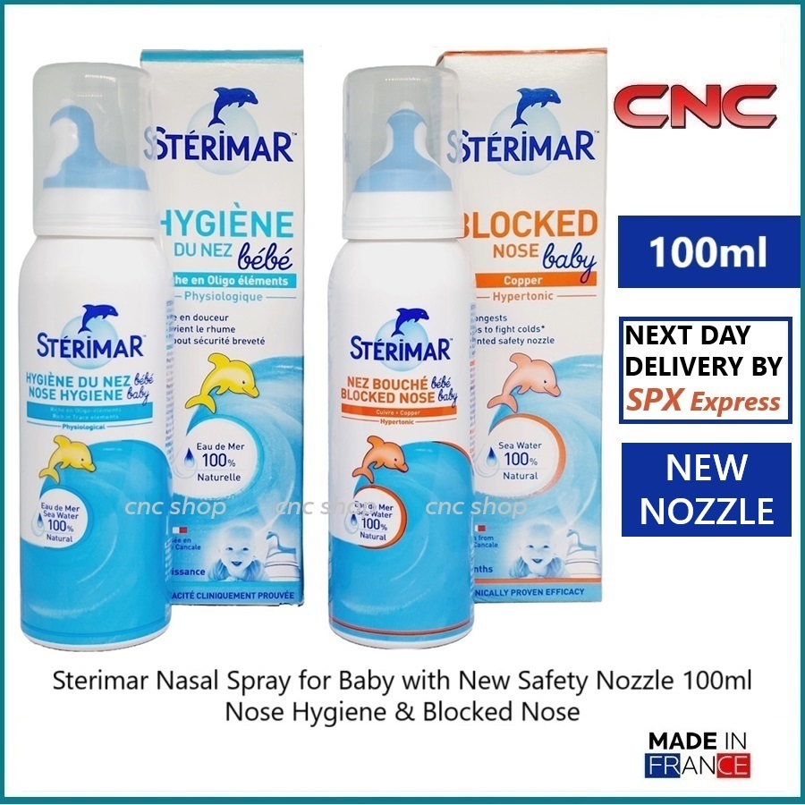 Exp Sterimar Nasal Hygiene Blocked Nose Baby Spray Ml