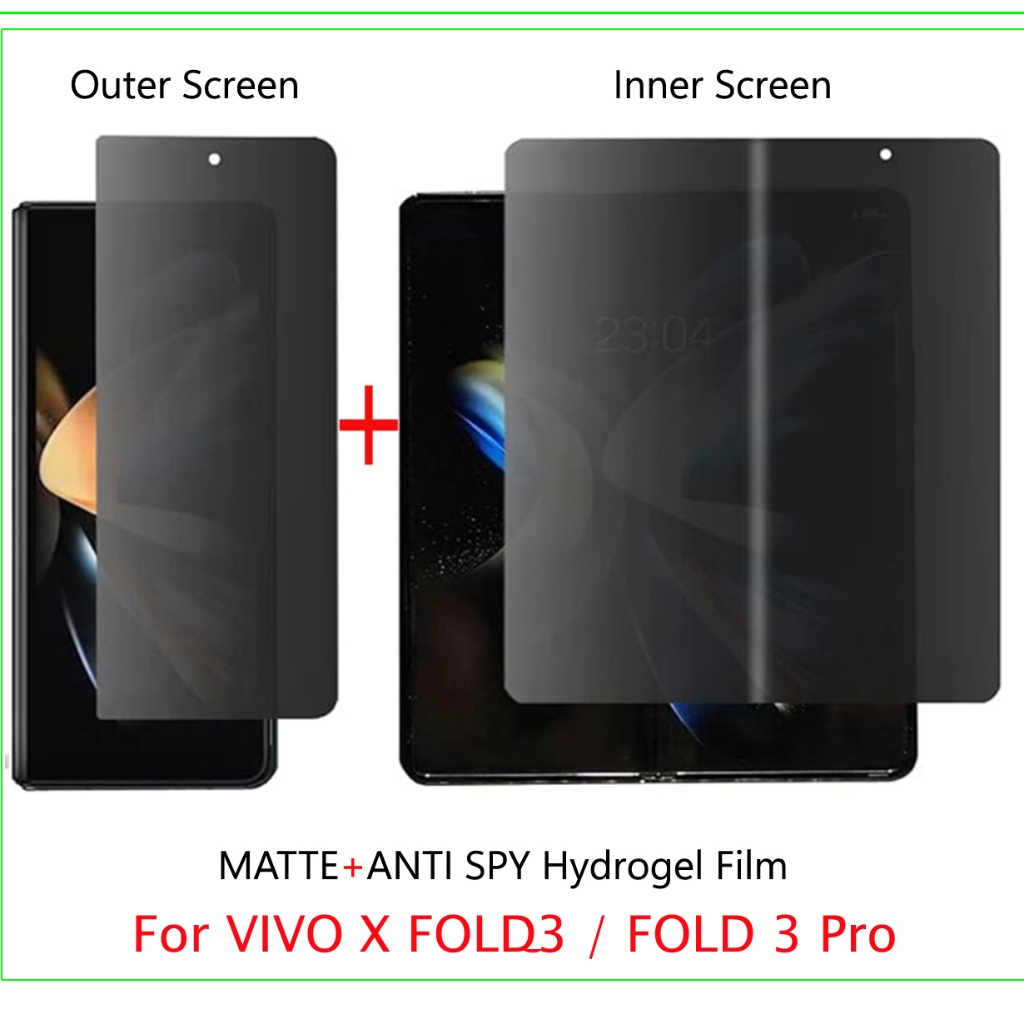 Matte Anti Spy Privacy Hydrogel Screen Film For Vivo X Fold Xfold