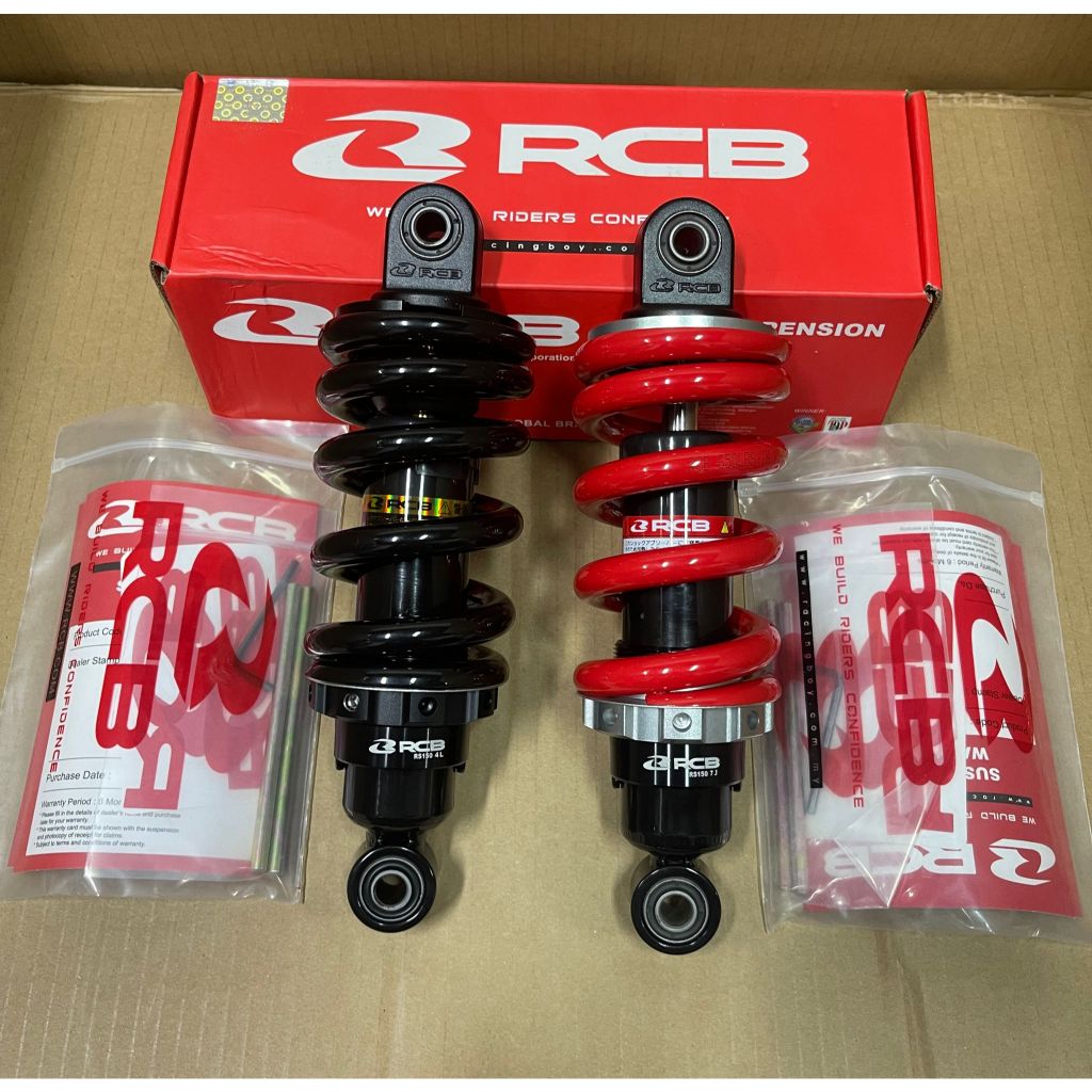 Rcb Racing Boy M Line Monoshock Premium Black Red Mm Rs