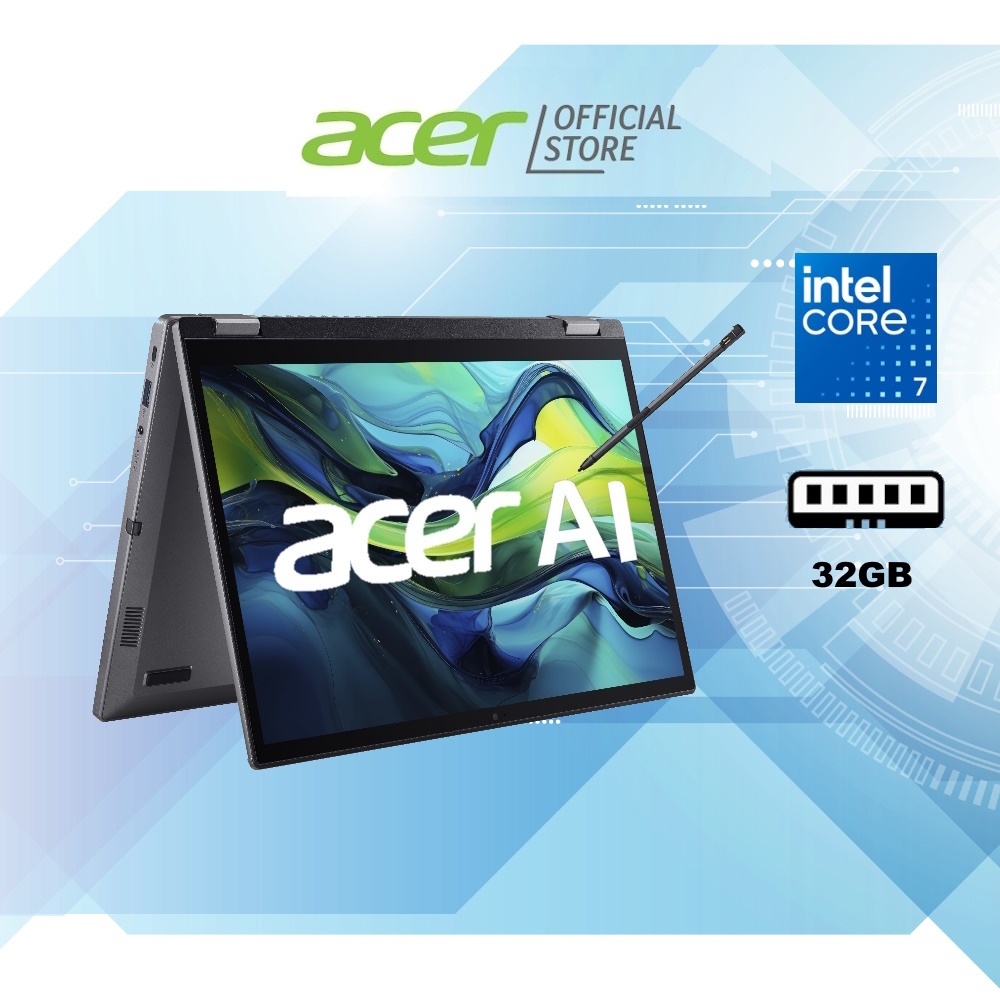 Ai Ready Intel Core Processor U Acer Aspire Spin Asp Mtn