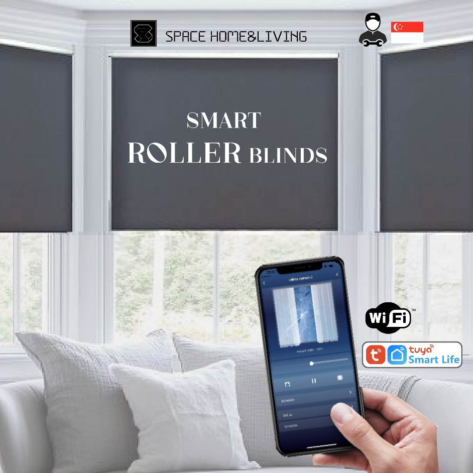 Tuya Aqara Customised Automated Motorised Smart Roller Blinds Remote