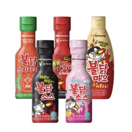 Samyang Hot Spicy Chicken Buldak Sauce Flavor Original Extra Spicy