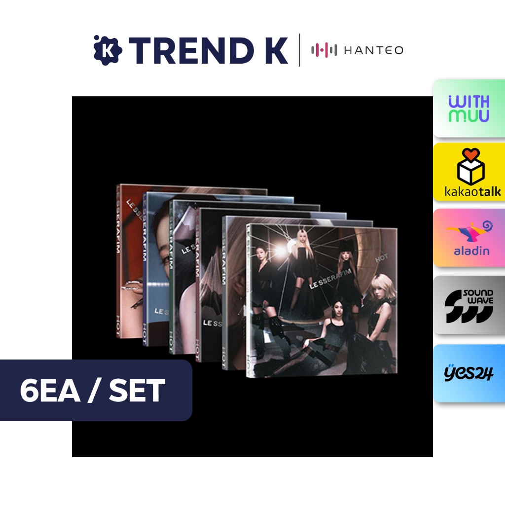 LE SSERAFIM 5th Mini Album HOT COMPACT Ver SET Shopee Singapore