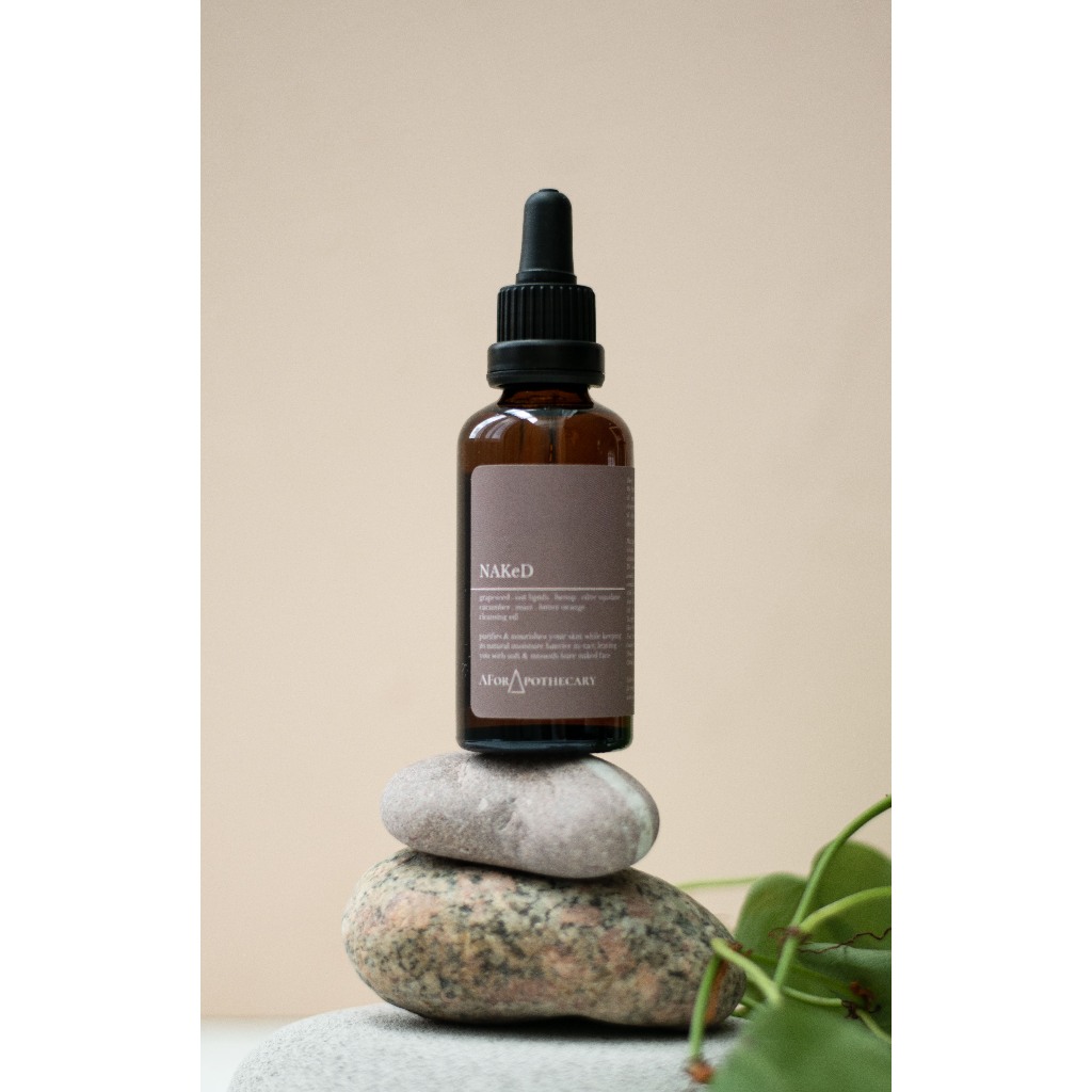 NAKeD Cleansing Oil Natural For Sensitive Skin Removes Stubborn Makeup Sebum