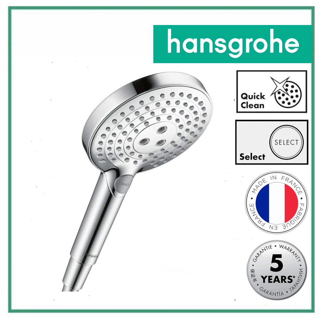 Hansgrohe Raindance Select S 120 3jet P With PowderRain Hand Rain