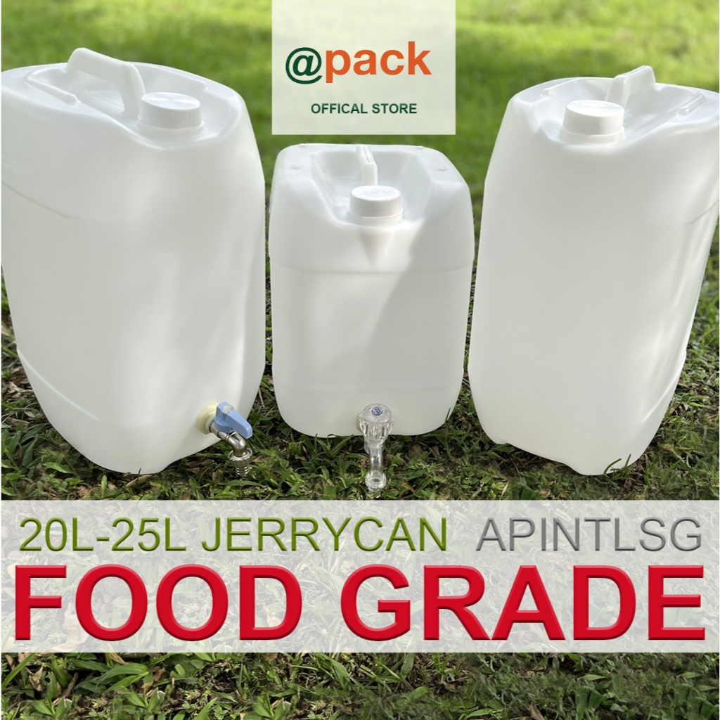 Sg Seller L Food Grade Hdpe Jerrycan W Wo Discharge Tap Un