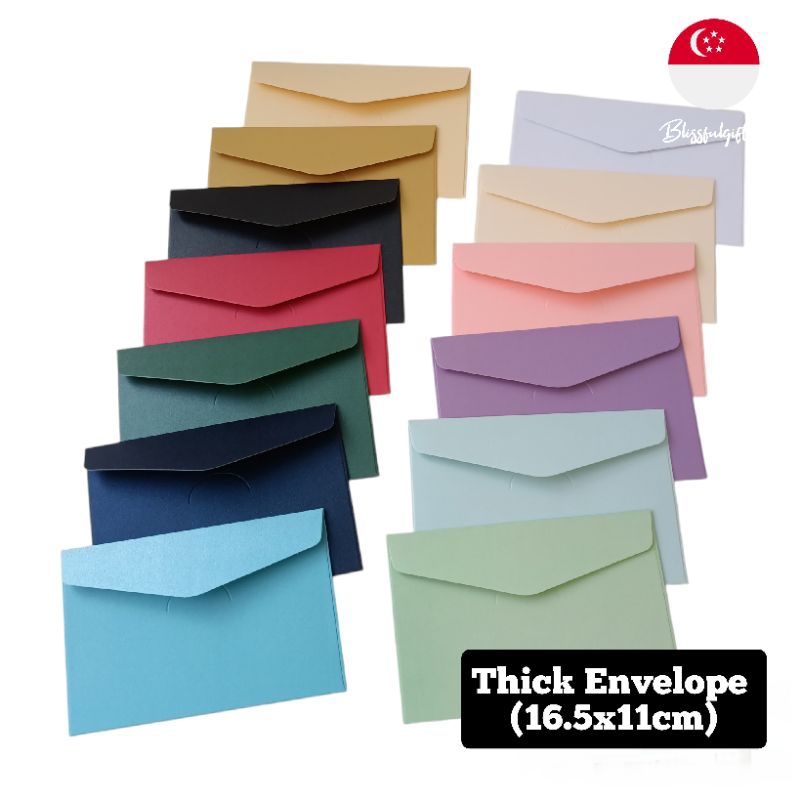 25pcs A6 Thick Quality Cardstock Envelope 16 5x11cm C6 Pearlescent