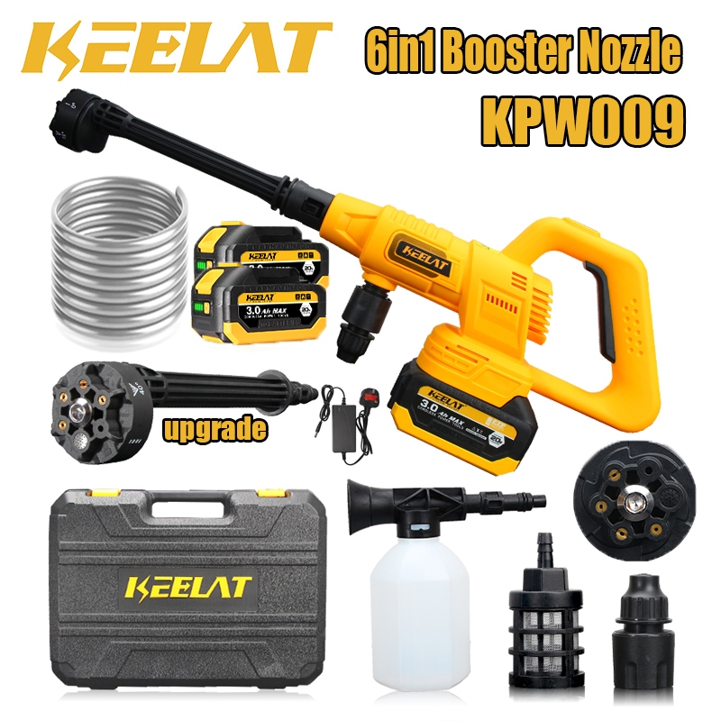 Keelat Kpw High Pressure Water Gun Wireless Water Jet Cordless