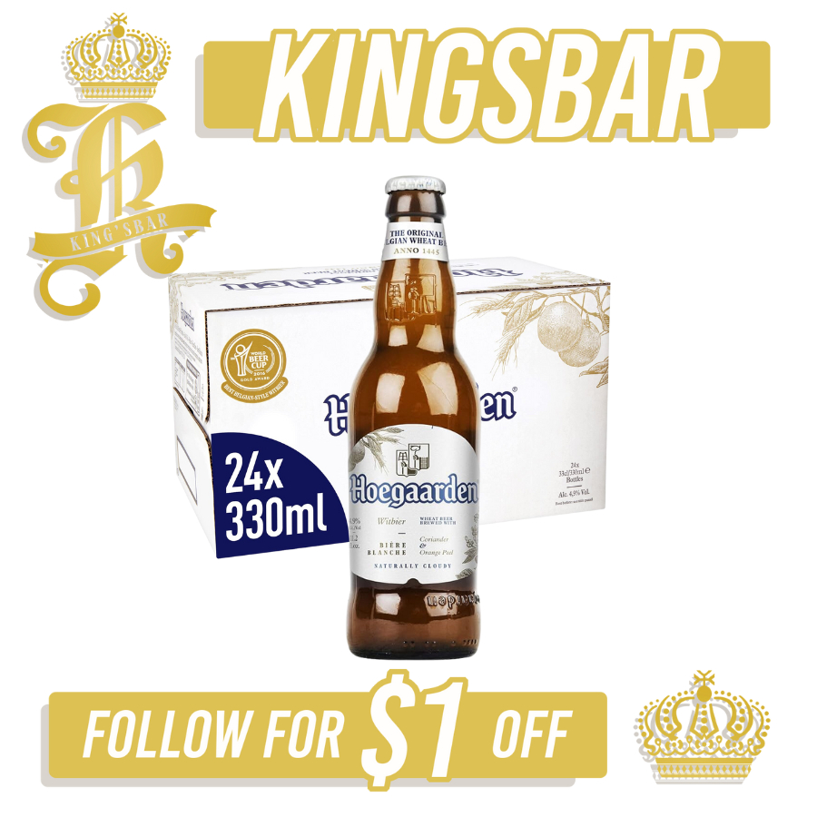 Hoegaarden White Beer Bottle X Ml Carton Deal Bbd Sep