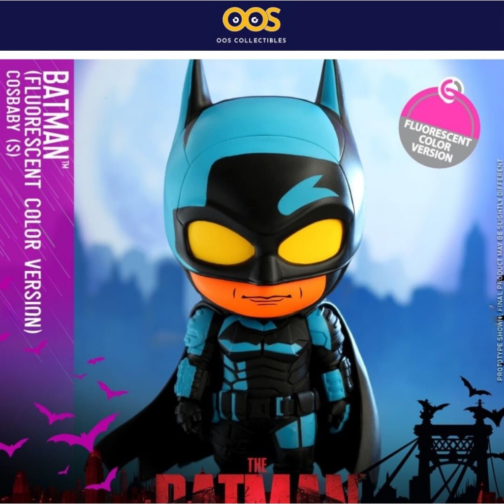Hot Toys DC Batman Fluorescent Colour Version Cosbaby Limited