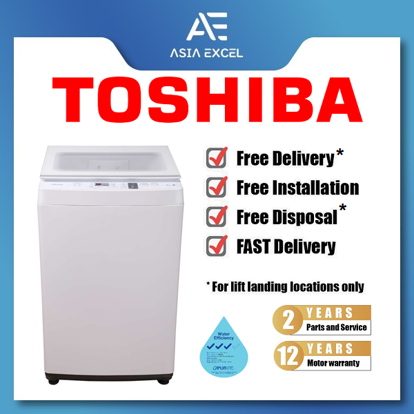 TOSHIBA AW J1000FS 9KG WHITE TOP LOAD WASHING MACHINE Shopee Singapore