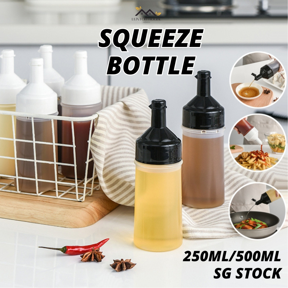 Sg Ml Ml Squeeze Bottle Sauce Bottle Oil Bottle Dustproof