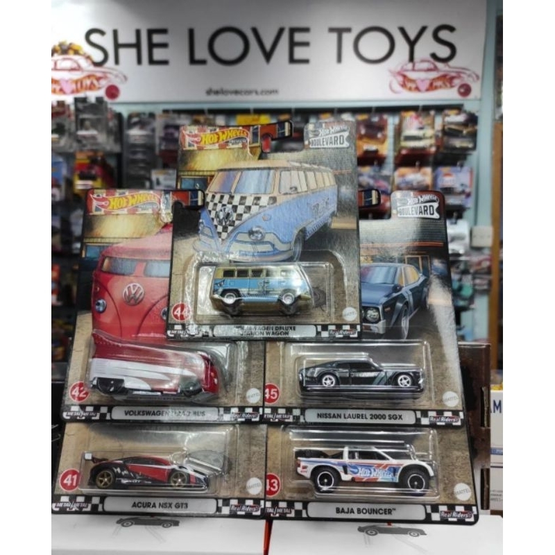 Hot Wheels Premium Boulevard Mix J Series Set Shopee Singapore