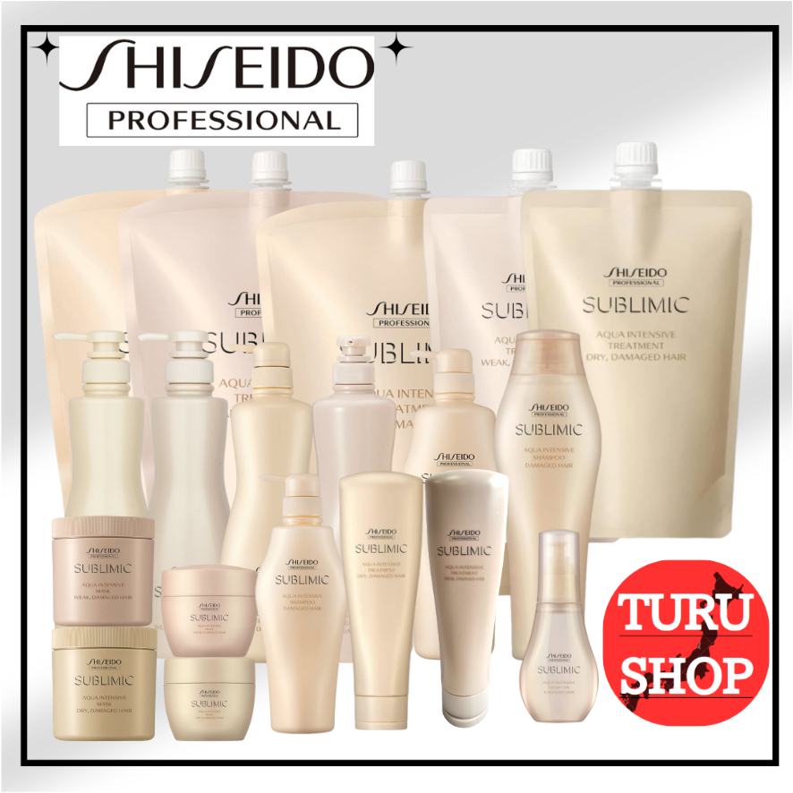 Shiseido Sublimic Aqua Intensive Shampoo Treatment Mask D W Series