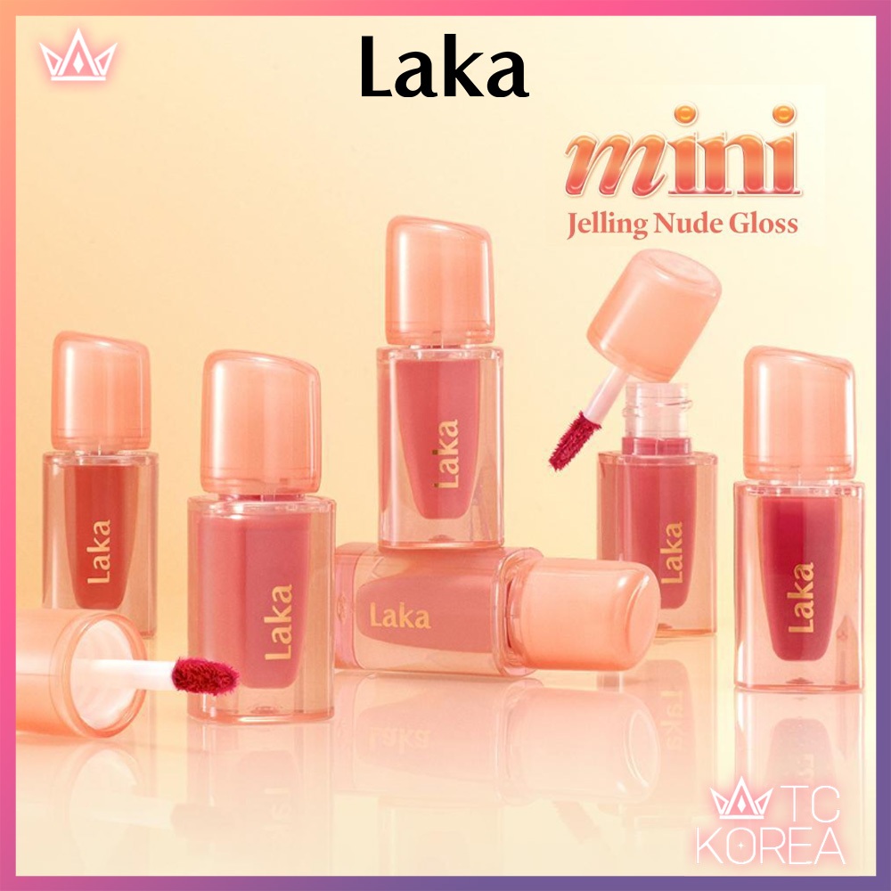 Laka MINI Jelling Nude Gloss 20 Colors 1 9g Shopee Singapore