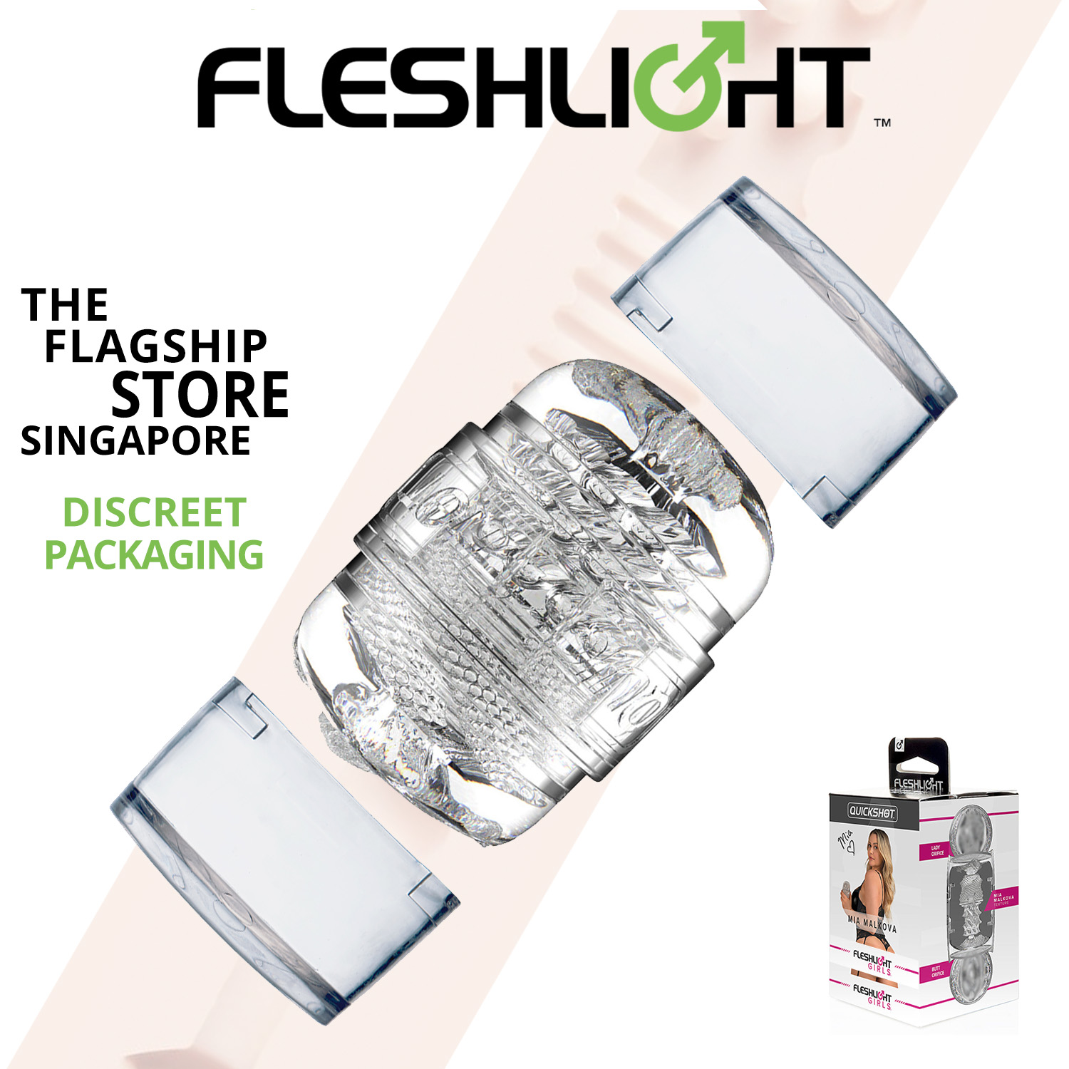 Fleshlight Quickshot Mia Malkova Edition Adult Sex Toys For Him Sex