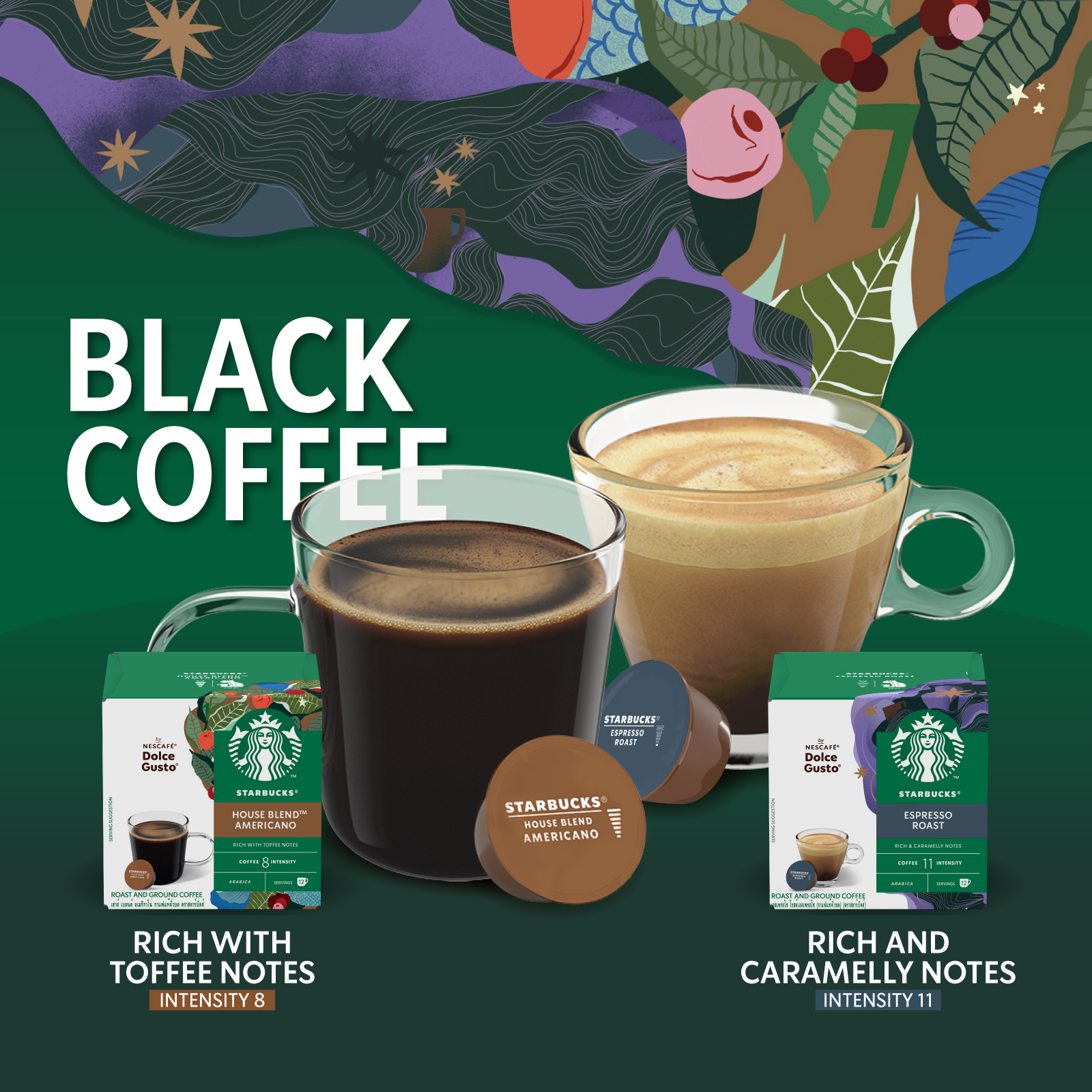 Bundle Of 6 Starbucks Coffee Capsules By Nescafe Dolce Gusto Shopee