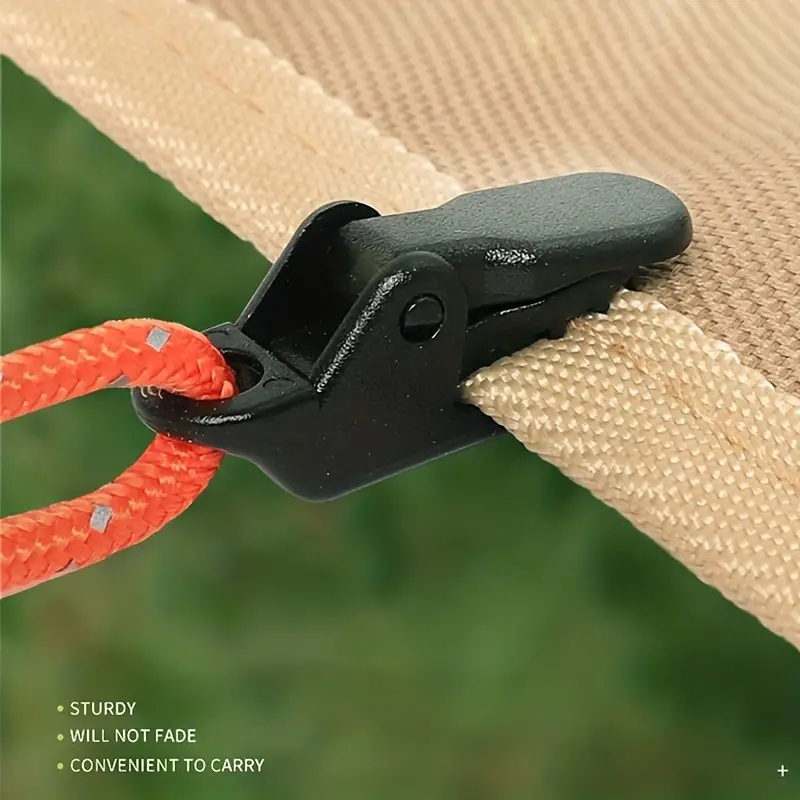 20 Pieces Canopy Windproof Tent Fixing Clip Suitable For Outdoor