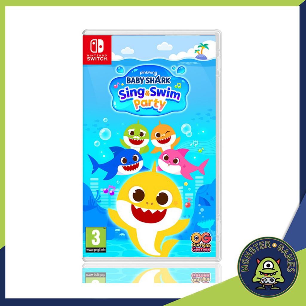 Baby Shark Sing Swim Party Nintendo Switch Game Original Disc Hand