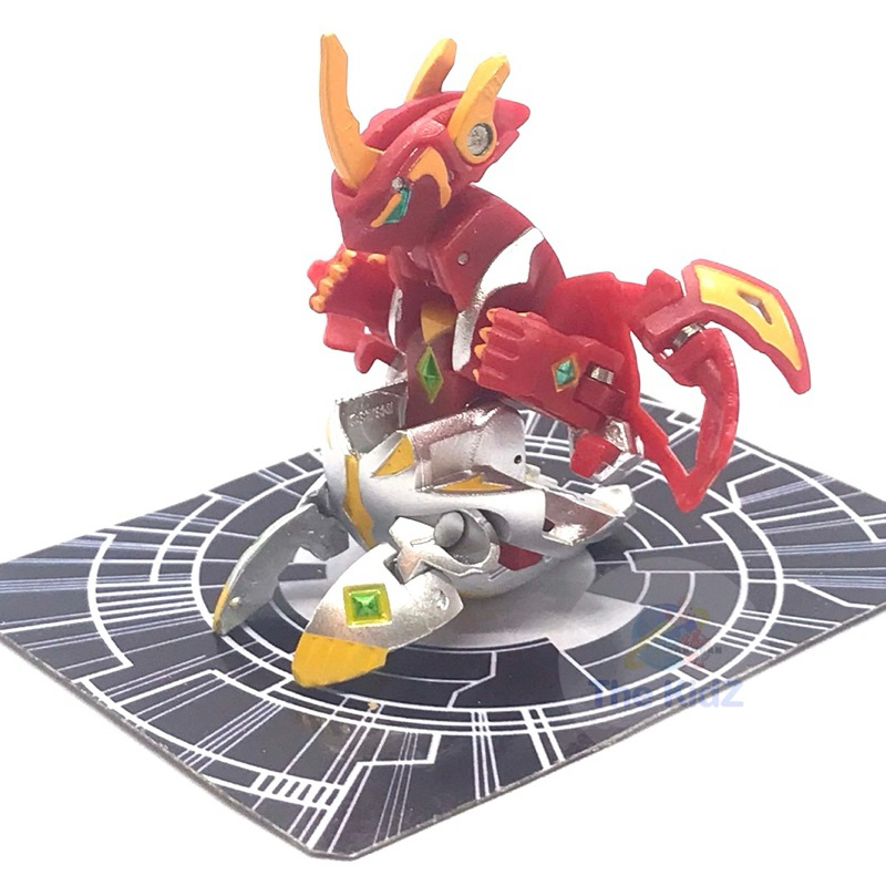 Bakugan Titanium Dragonoid Pyrus Red Mechtanium Surge Custom Painted