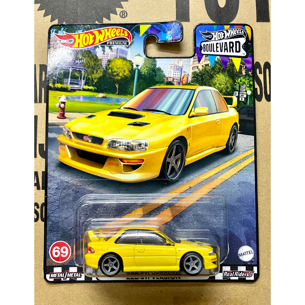 Hot Wheels Genuine Premium Boulevard 98 Subaru Impreza 22B STi New