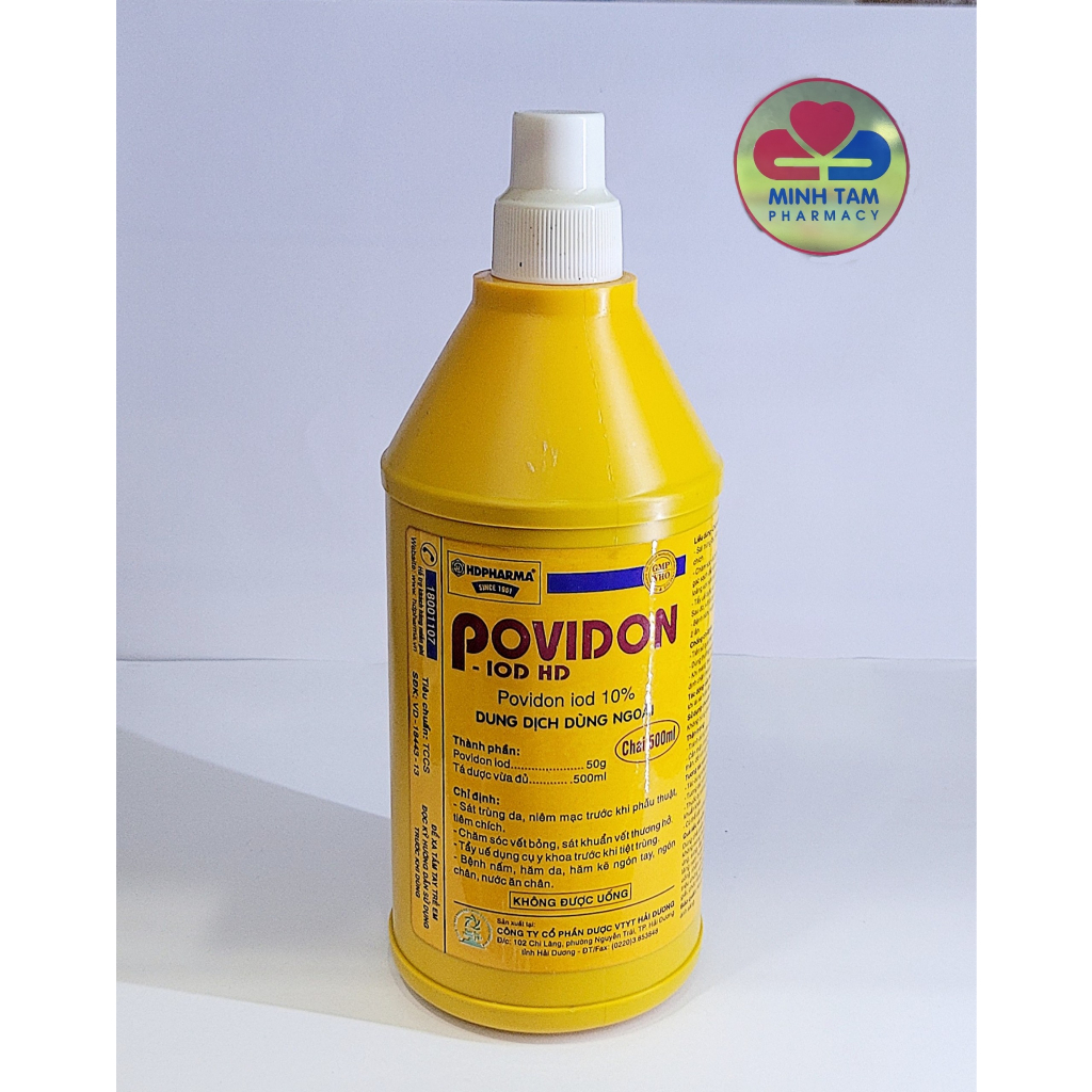 Povidon Iod HD 10 Antiseptic Antibacterial Solution Iot Asi Iodine