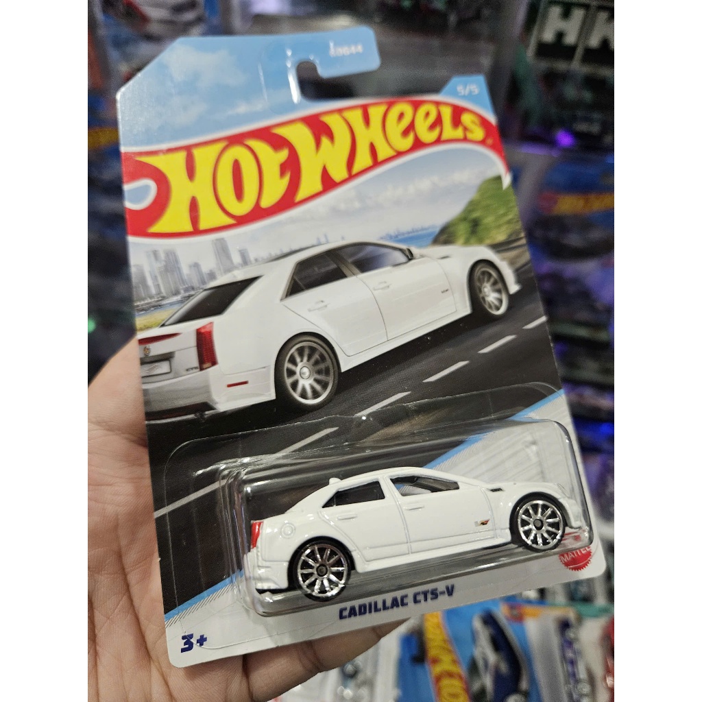 Hot Wheels Cadillac Cts V Model Car White Shopee Singapore