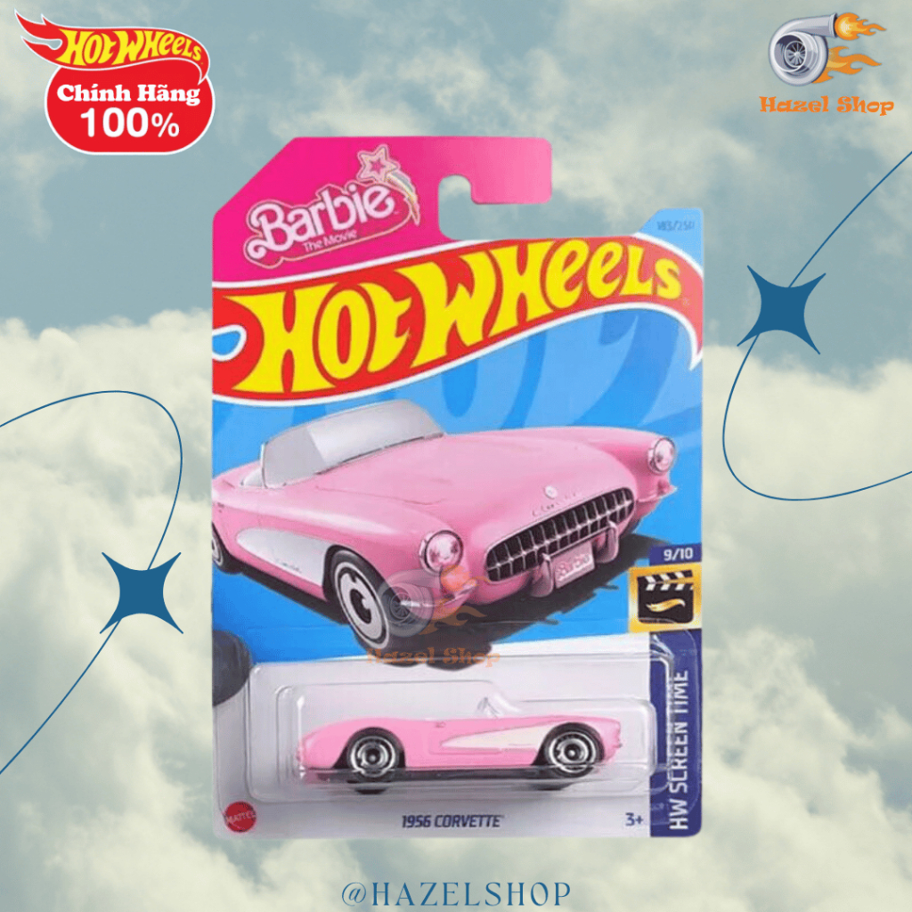 Hazel Shop Hot Wheels 1956 Corvette Pink Barbie Shopee Singapore