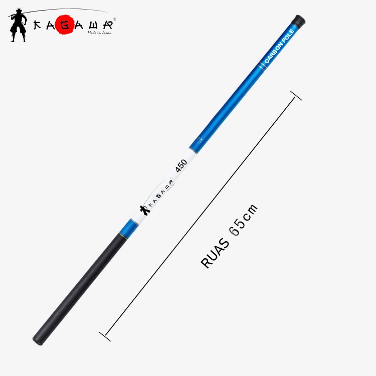 Joran Tegek Kagawa Biru Putih Carbon Composite 270 360 450 540 - Gambar 2