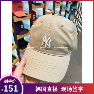 Korea MLB baseball hat soft top small standard ny retro la peaked cap trend  big standard 32CP66-77