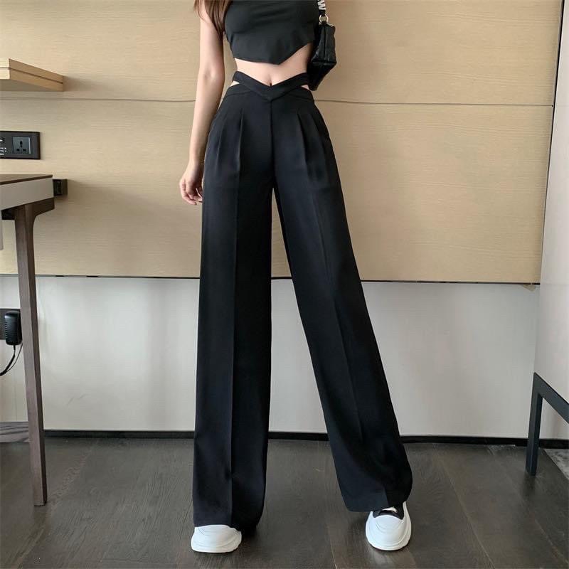 Forwarding New High-Waisted Long Pants Thick Fabric Not Thin True To ...