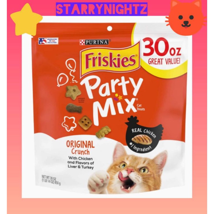 Friskies party mix 30 hot sale oz