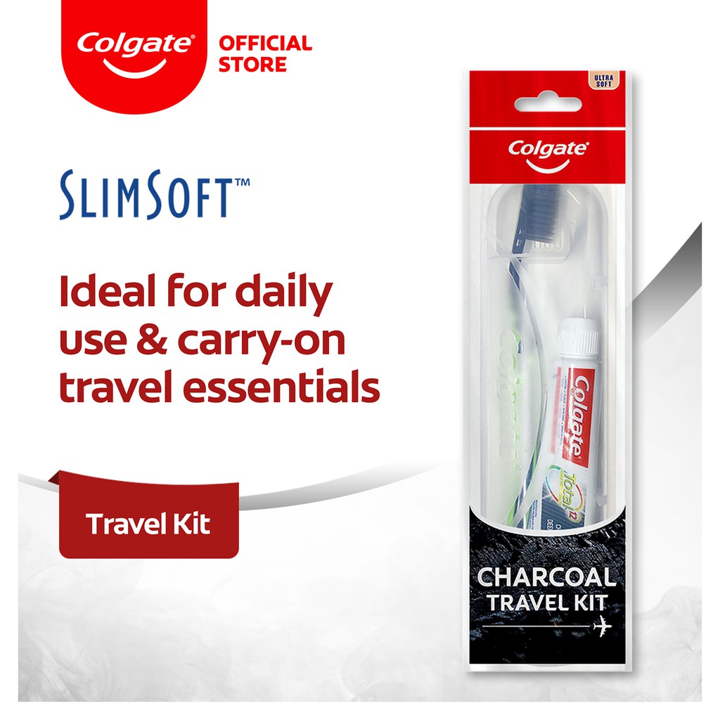 Colgate Charcoal Travel Kit Valuepack 1s , [Bundle of 2], [Bundle of 3 ...